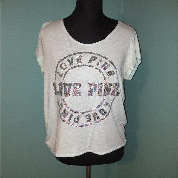 PINK Victoria's Secret Tops - VS PINK Dazzled Shirt